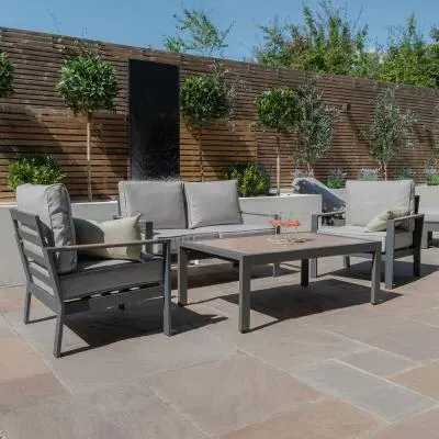 Vancouver 2-Seater Garden Sofa Set - Dove Grey image