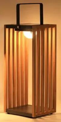 Venus Large Solar Outdoor Light - Wood image