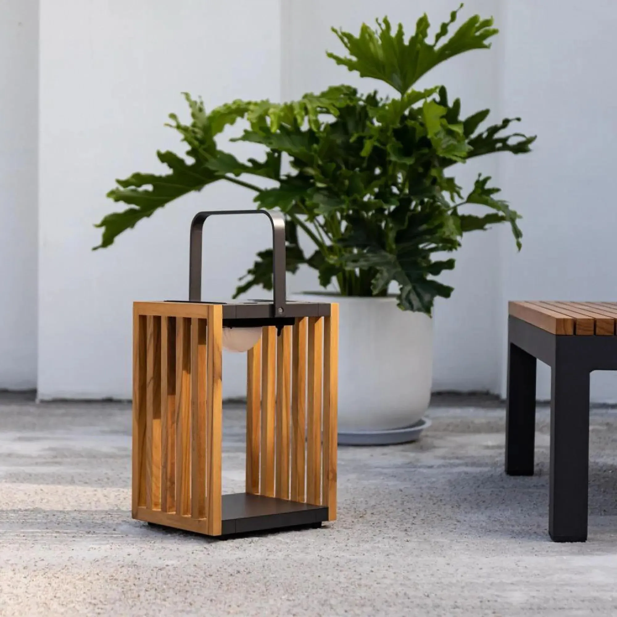 Venus Small Solar Outdoor Light - Wood