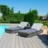 Victoria Garden Sunlounger Set - Grey, Rattan