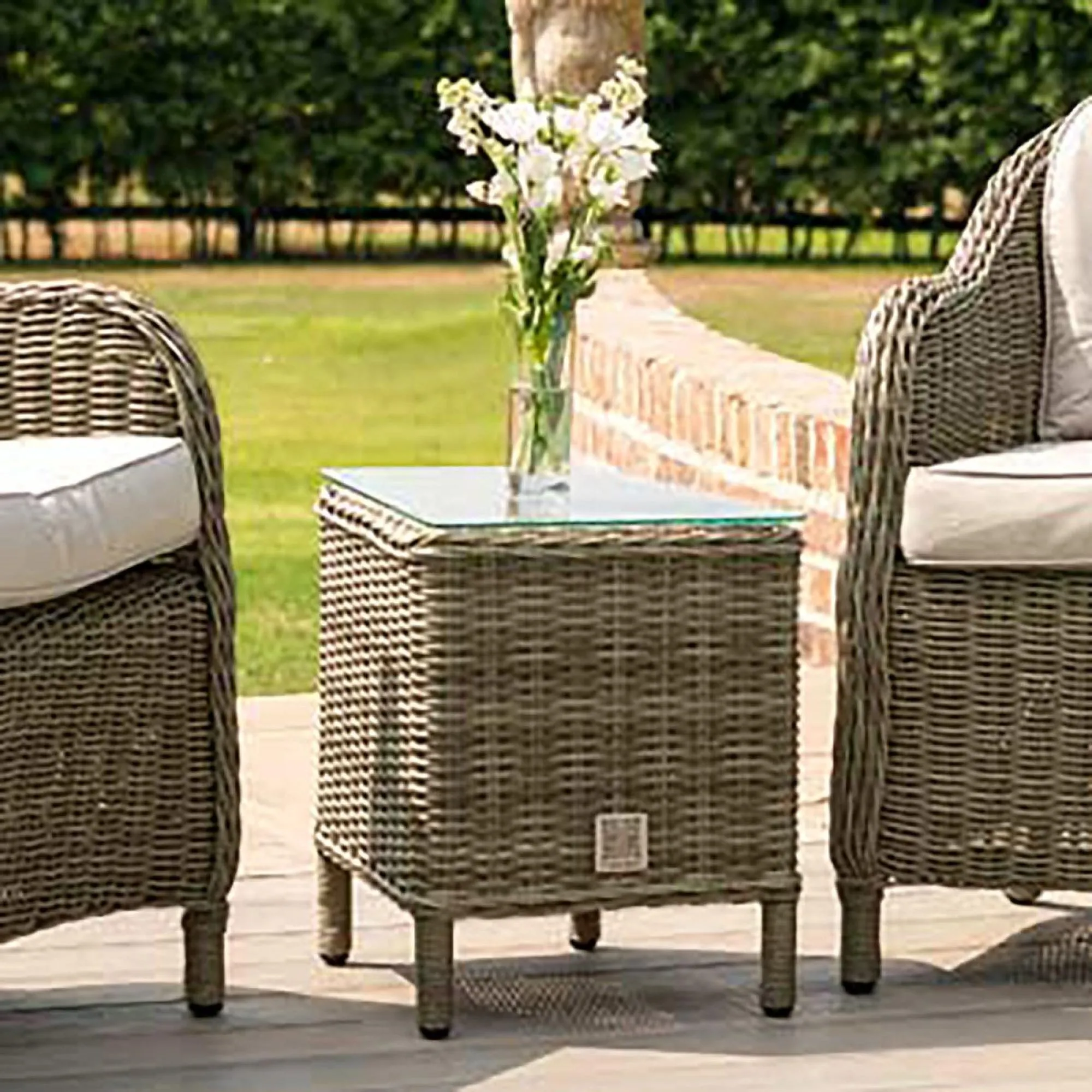 Winchester 3 Piece Garden Lounge Set - Natural, Rattan