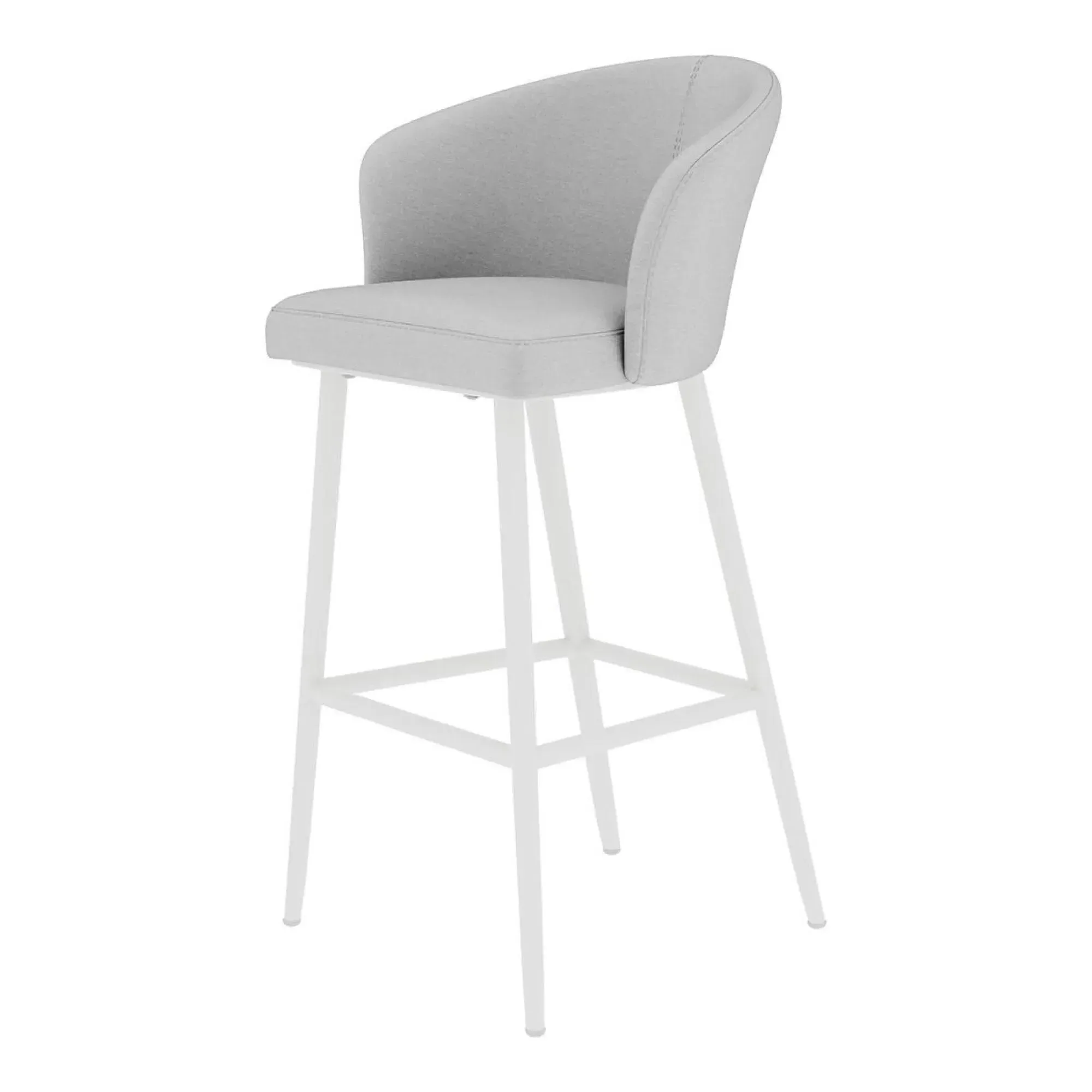 Zen Garden Bar Stool - Lead Chine, Fabric