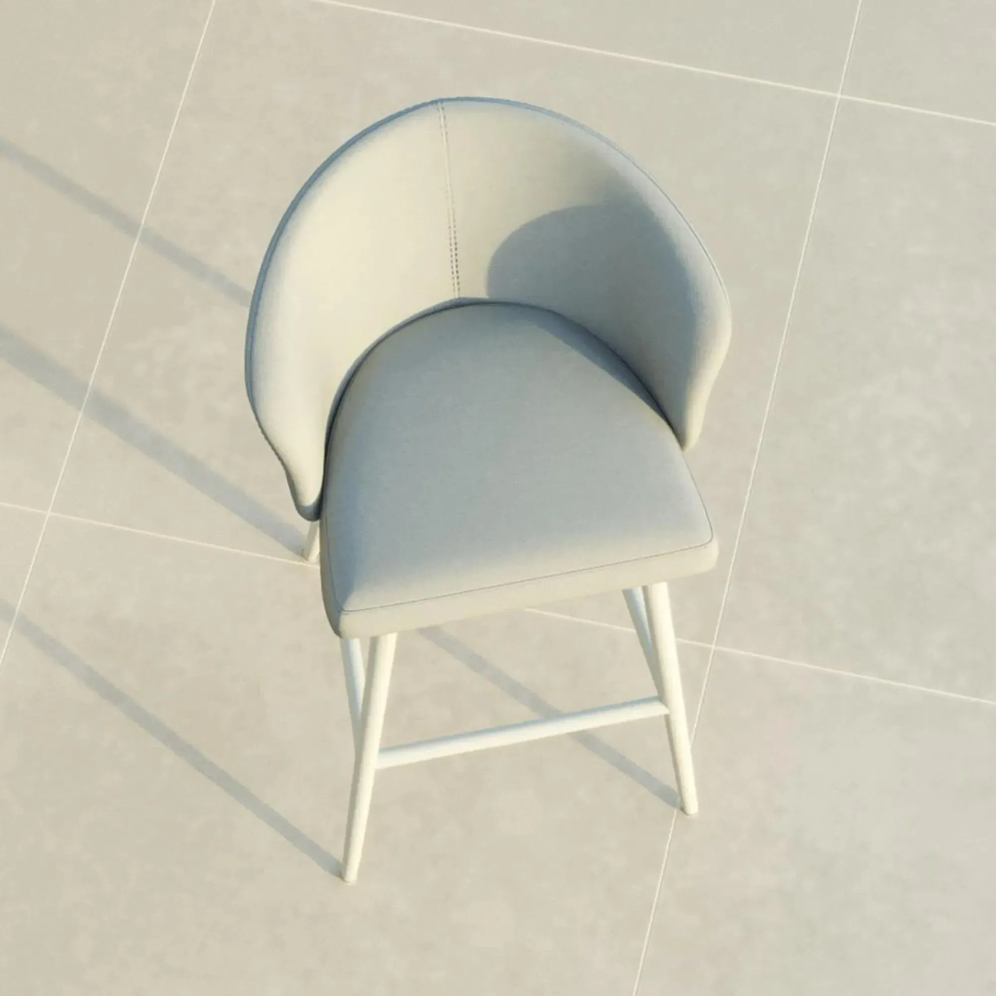 Zen Garden Bar Stool - Lead Chine, Fabric