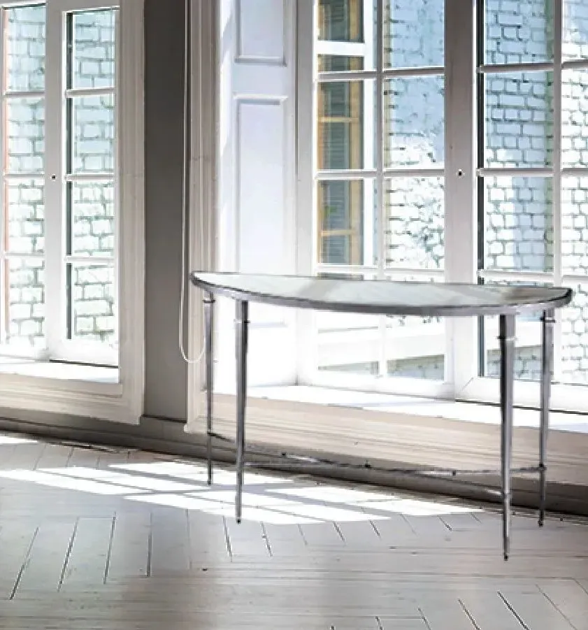 Adley Console Table - Chrome