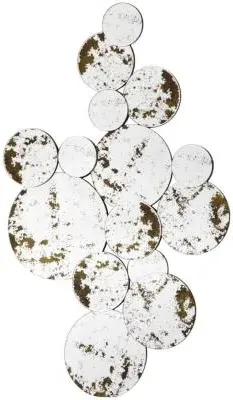 Alice Glass Mirror - Off White, Brown image