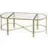 Andria Coffee Table Set - Antique Gold, Glass