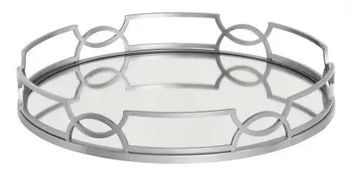 Anna Mirrored Tray - Chrome image