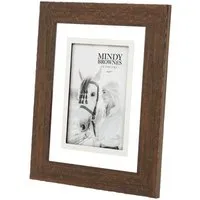 Aria 4x6 Picture Frame Set of 4 - Brown