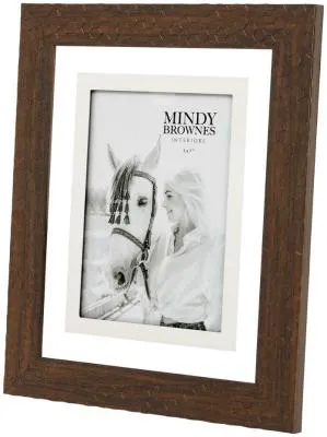 Aria 5x7 Picture Frame Set of 4 - Brown