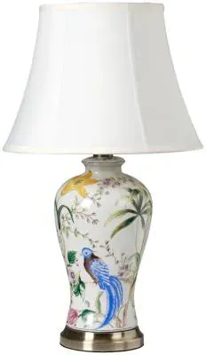 Ava Table Lamp - White, Ceramic image