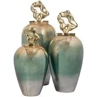 Betany Large Jar - Gold