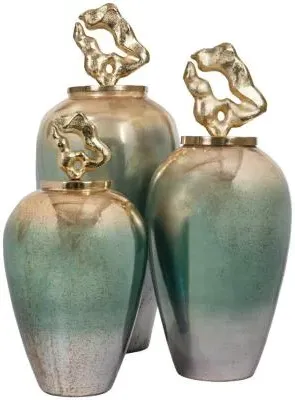 Betany Large Jar - Gold