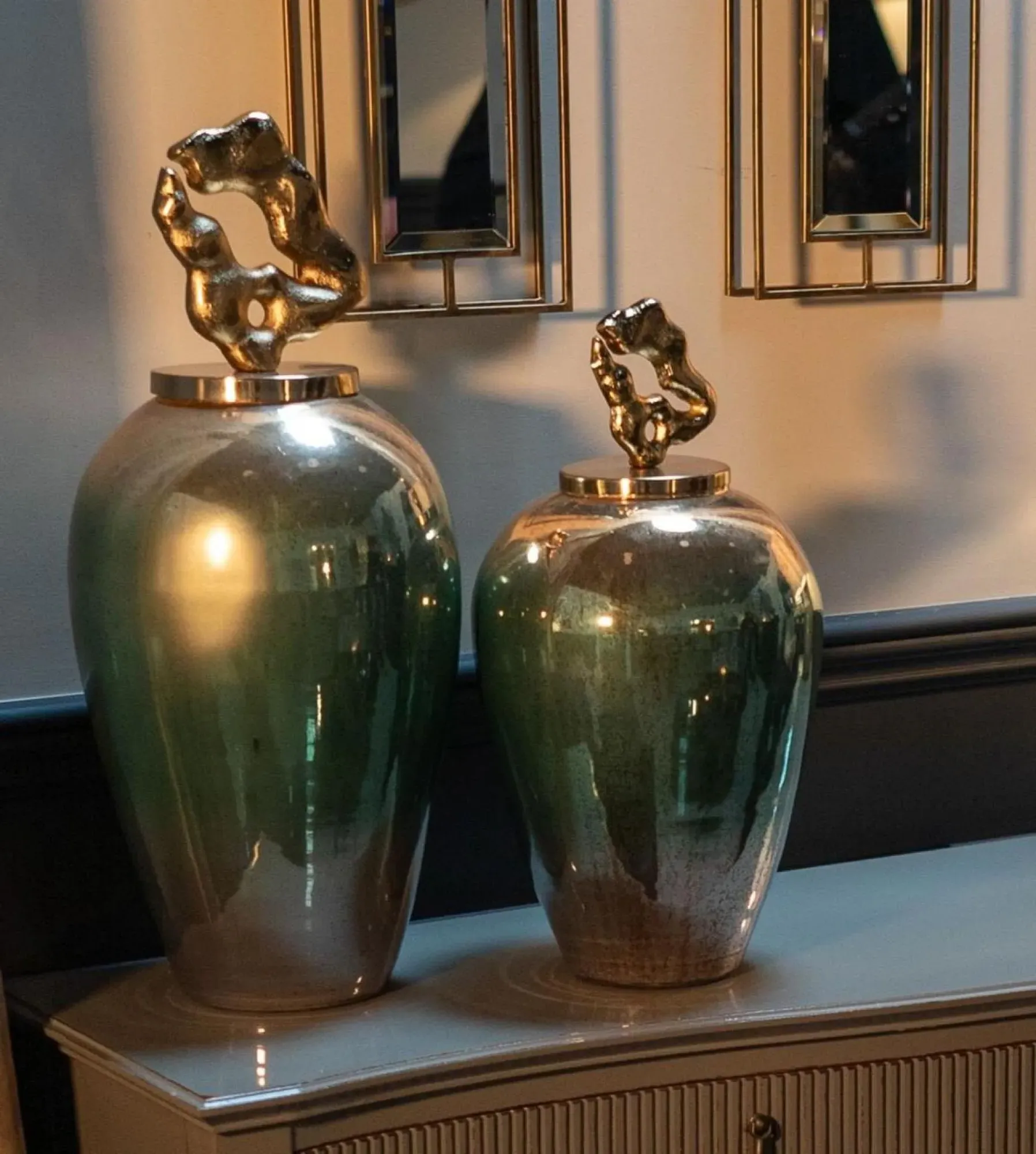 Betany Medium Jar - Gold