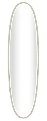 Blair Oval Wall Mirror - Champagne image