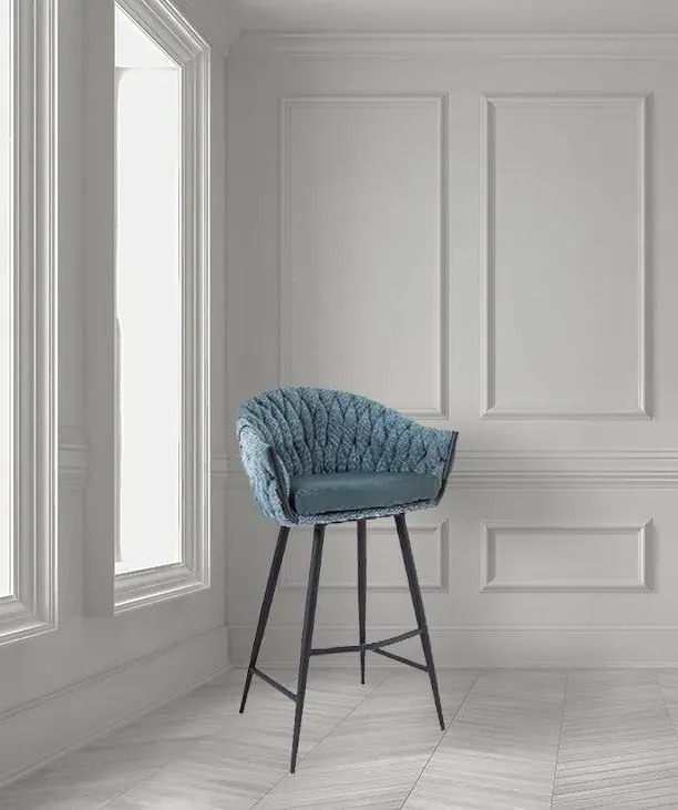 Blake Bar Stool - Aquamarine