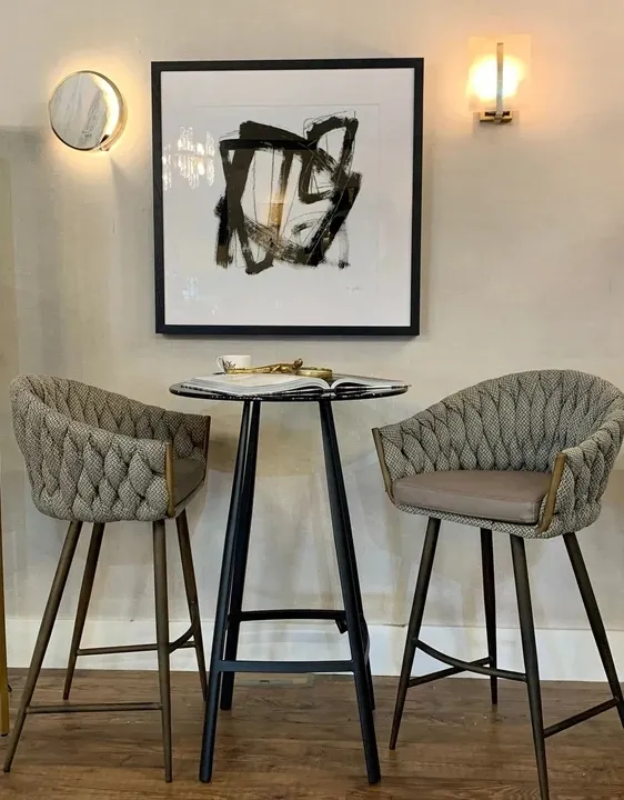 Blake High Side Table - Black