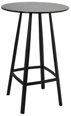 Blake High Side Table - Black image