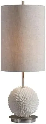 Cascara Table Lamp - White, Steel