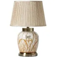 Chloe Floral Table Lamp (Set of 2) - Antique Brass