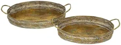 Copley Metal Trays Set of 4 - Gold image