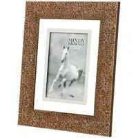 Ella 4x6 Picture Frame Set - Brown