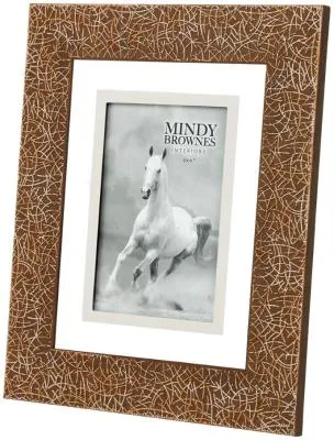 Ella 4x6 Picture Frame Set - Brown image