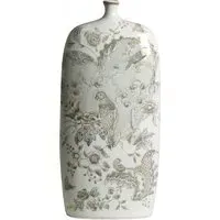 Ellie Large Vase - Light Blue, White