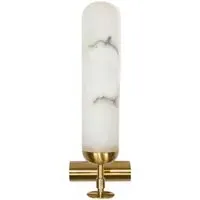 Erindale Table Lamp - White, Marble