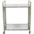 Estela Drinks Trolley - Gold, Mirrored