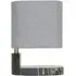 Evette Table Lamp - Grey, Marble
