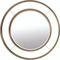 Grace Round Mirror - Gold