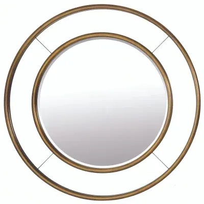 Grace Round Mirror - Gold image