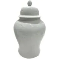 Kendrix Ginger Small Jar Set of 4 - Off White, Ceramic