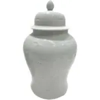 Kendrix Large Jar Set - Off White, Ceramic