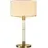 Mila Table Lamp - White, Brass