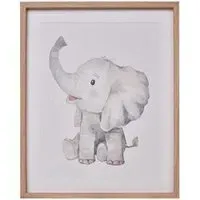 Nelly the Elephant Decorative Set - Off White, Brown