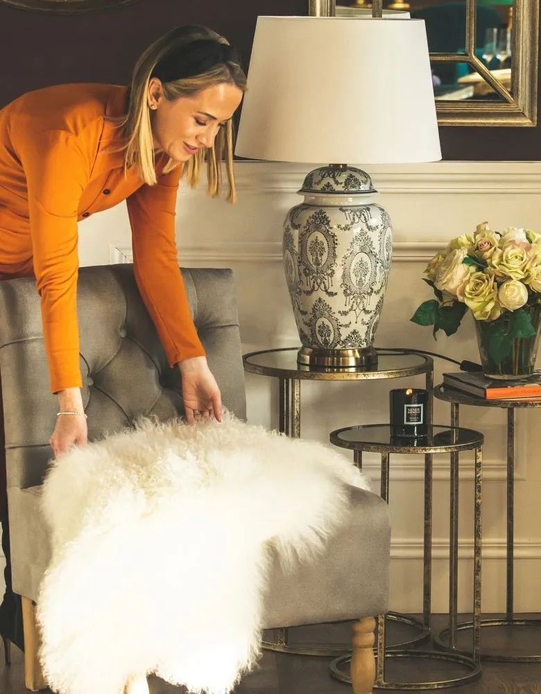 Nest of 3 Tables - Antique Gold