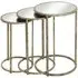 Nest of 3 Tables - Antique Gold
