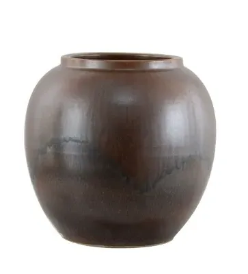 Orna Large Vase - Brown, Wood