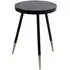 Palm Tree Round Side Table - Black