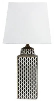 Paris Ceramic Table Lamp - Gold image