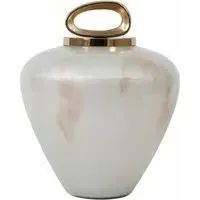 Pearl Large Jar - Off White