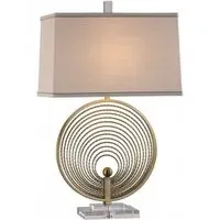 Petrelli Crystal Table Lamp - Gold