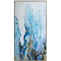 River Flow Photo Frame - Blue