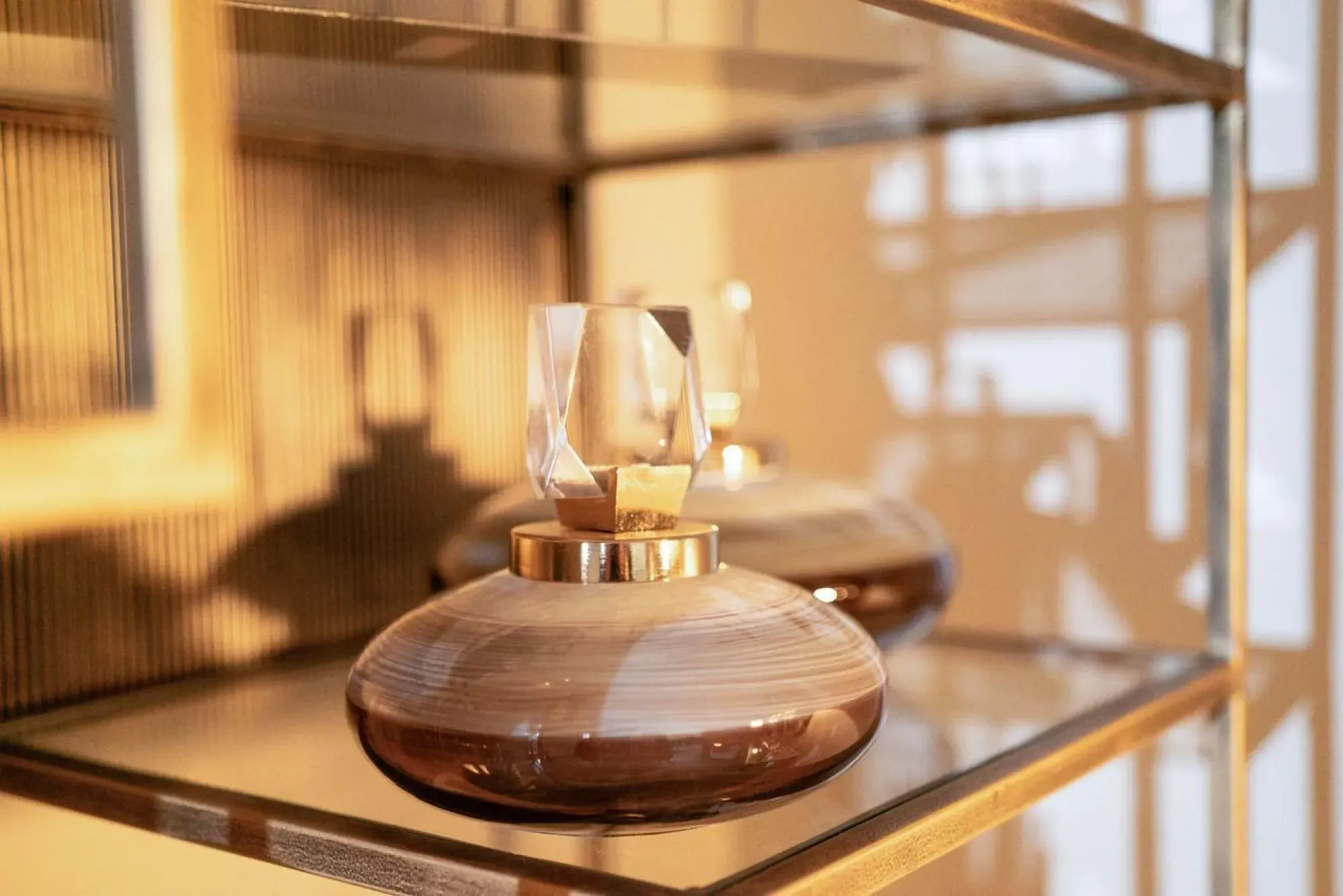 Sai Large Jar - Brown, Grey