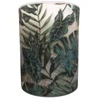 Secret Forest Candle Set Large Leaves - White, Green