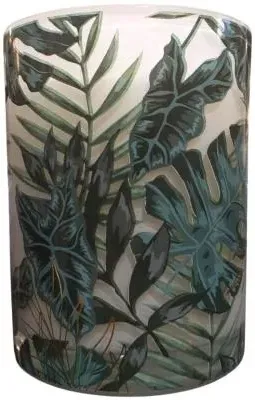 Secret Forest Candle Set Large Leaves - White, Green