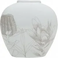 Serene Ornamental Vase - White