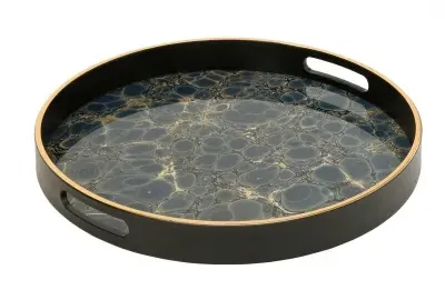 Serving Tray Set of 4 - Deep Blue