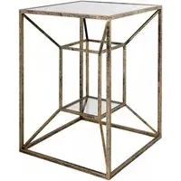 Solomon Side Table - Antique Gold